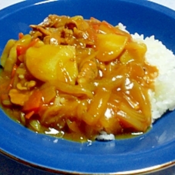 カレールゥで簡単に☆和風カレー